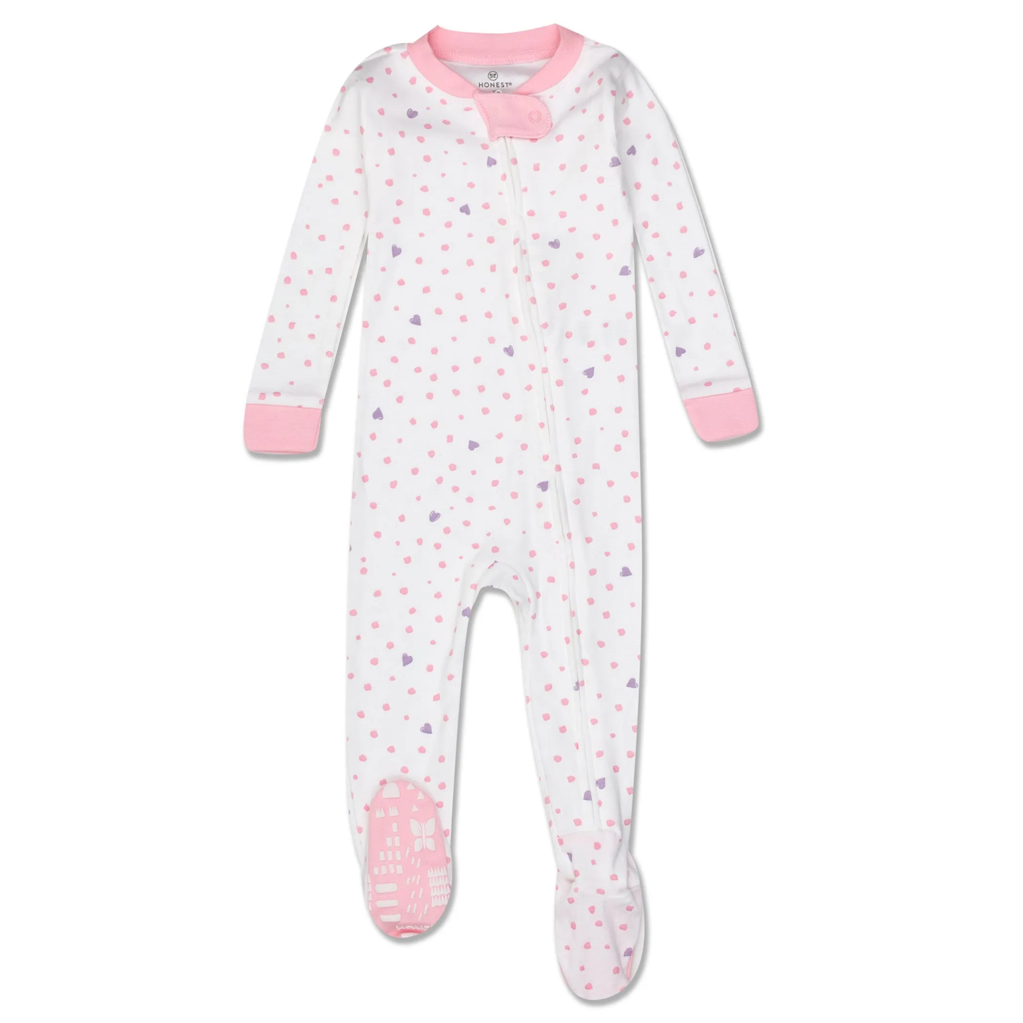 2-Pack Organic Cotton Snug-Fit Footed Pajamas