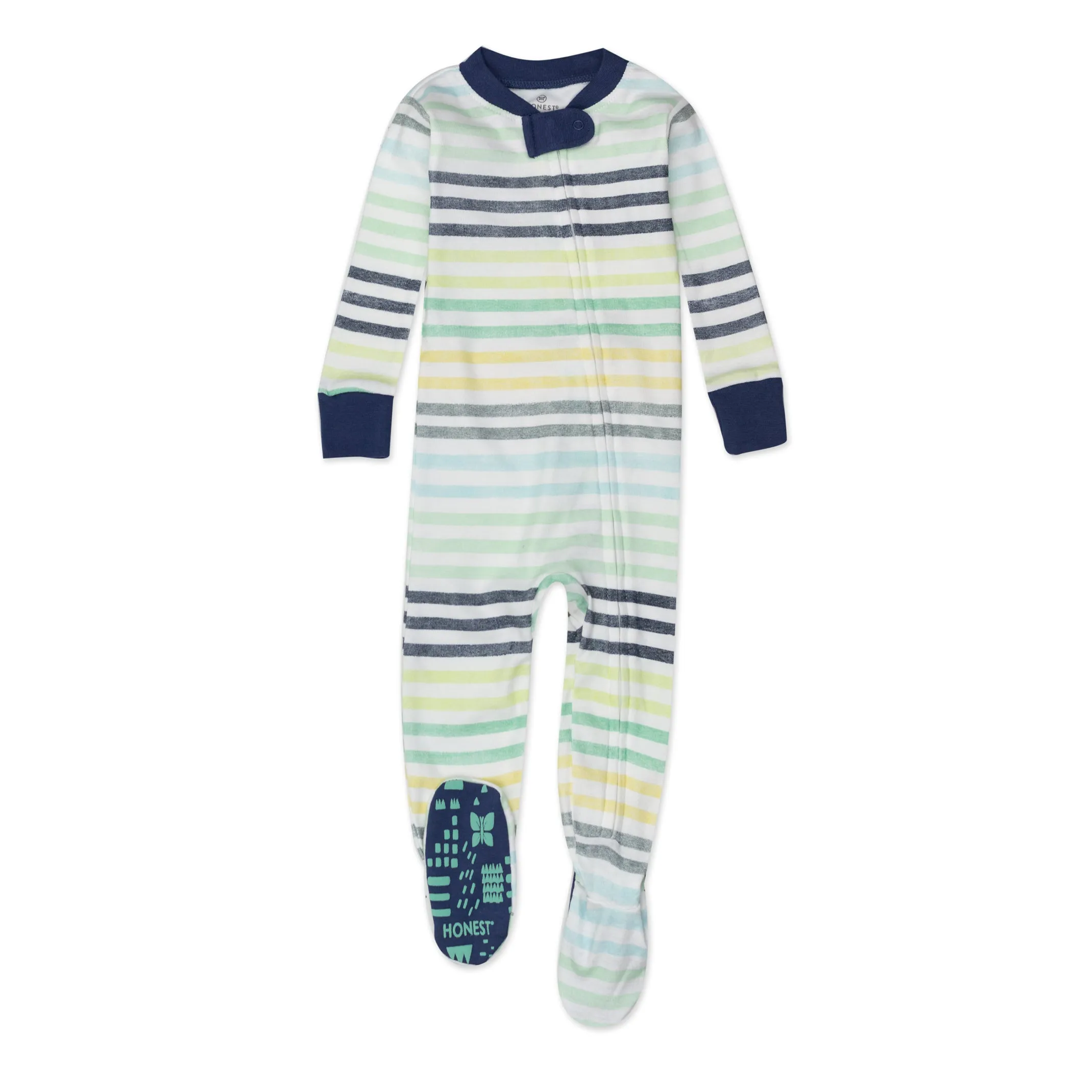 2-Pack Organic Cotton Snug-Fit Footed Pajamas