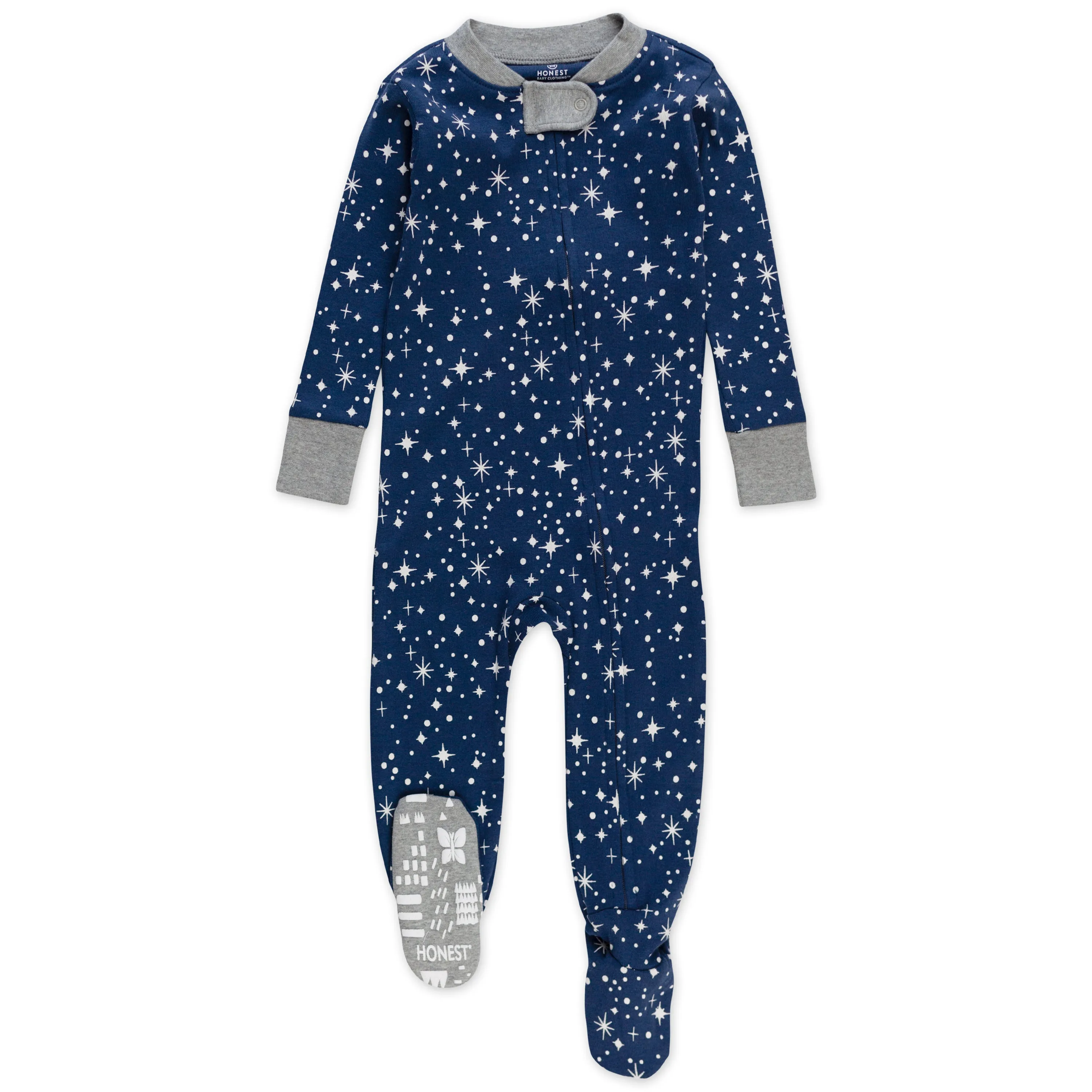 2-Pack Organic Cotton Snug-Fit Footed Pajamas