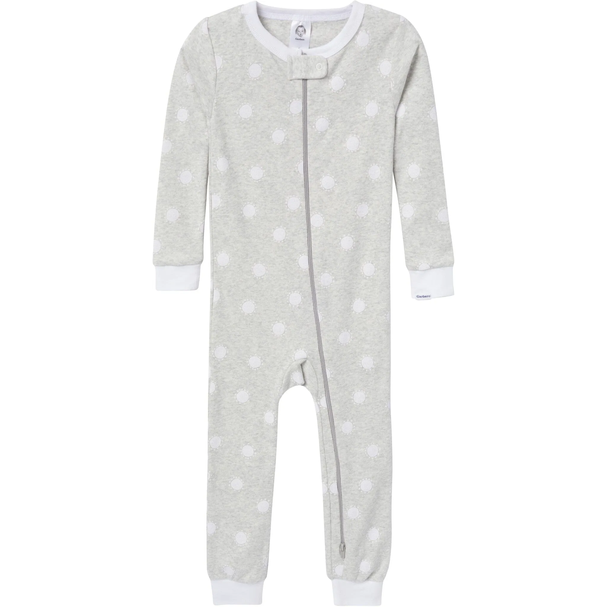 3-Pack Baby & Toddler Neutral Safari Snug Fit Footless Pajamas