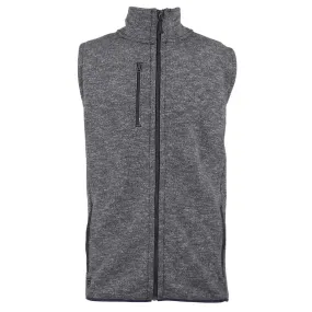 48-Hour Zusa Men's Light Grey Heather Midtown Fleece Vest