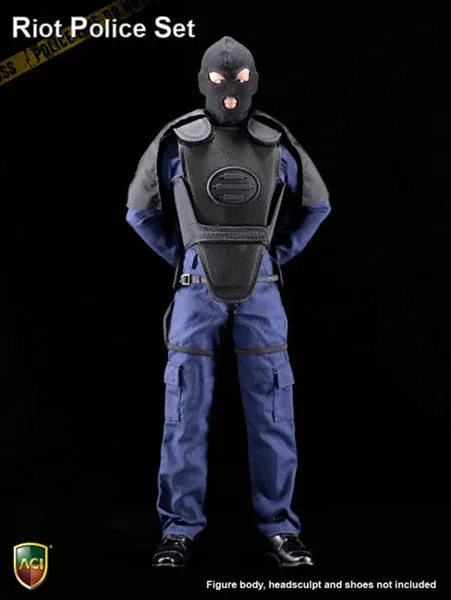 Anti-Riot Police - Black Light Armor Set