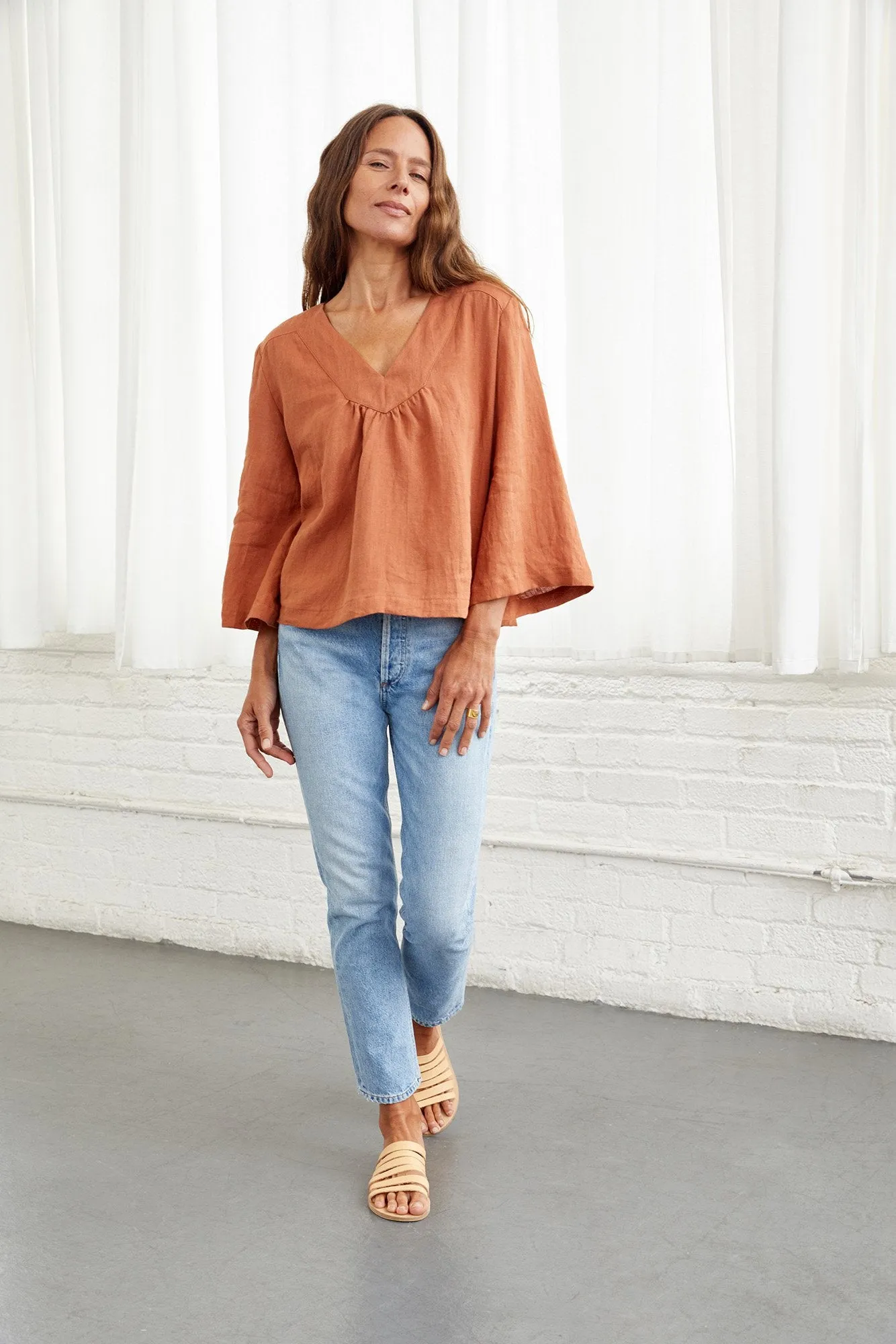 Avani Linen Top