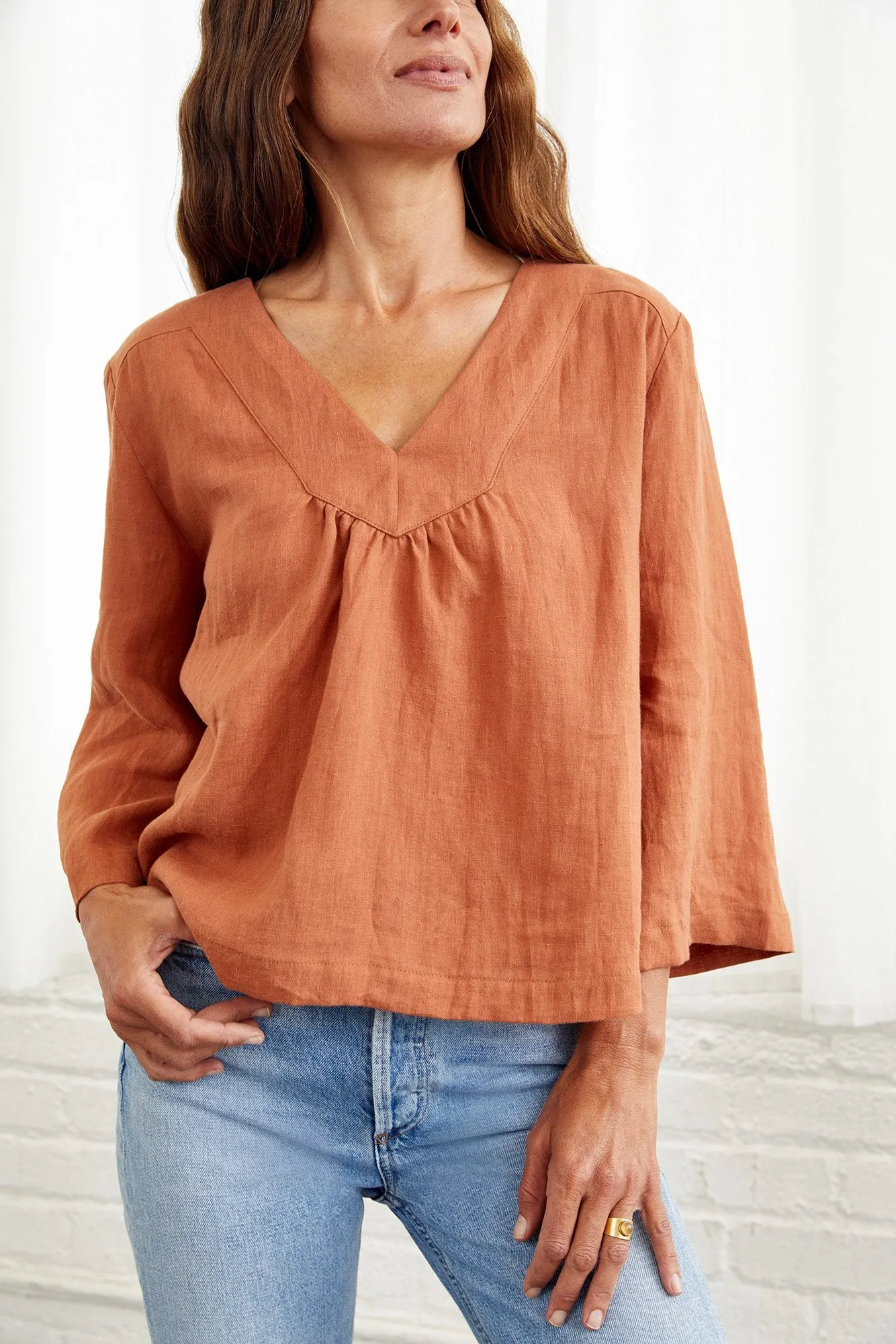 Avani Linen Top