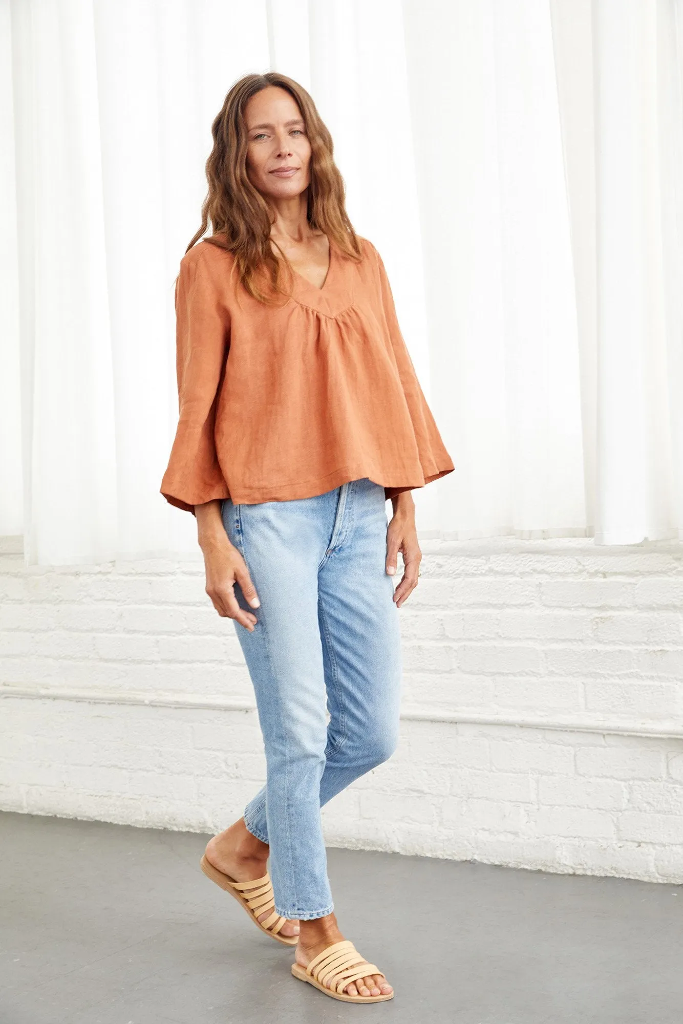 Avani Linen Top