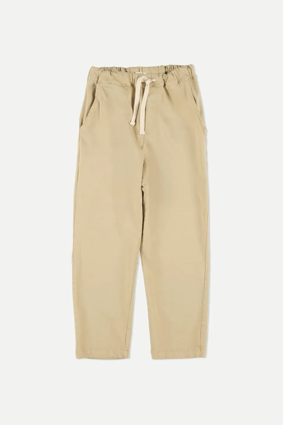 Beige Comfort Twill Pants