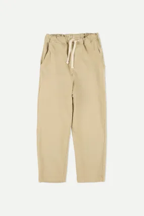 Beige Comfort Twill Pants