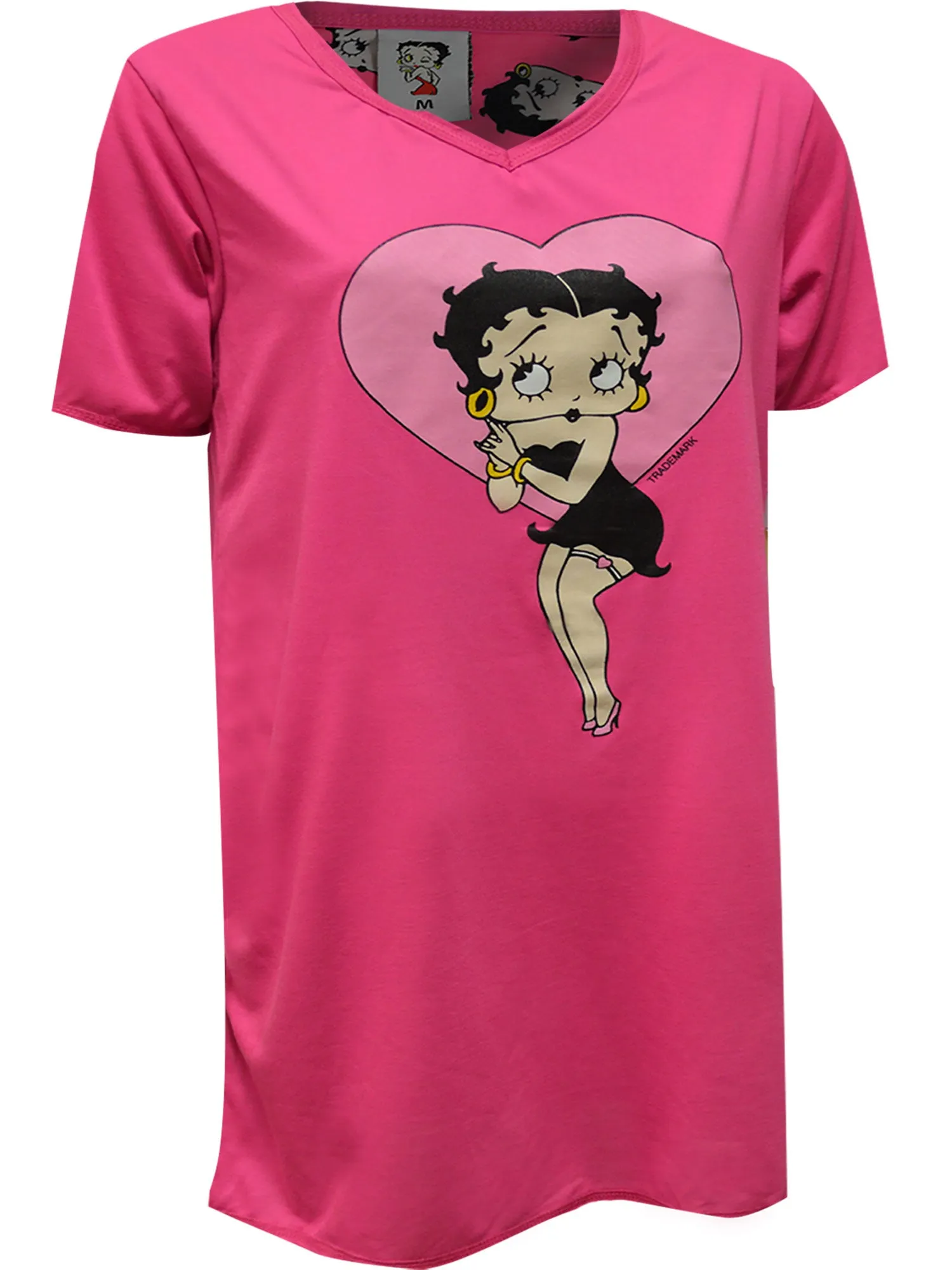 Betty Boop Love That Betty Fuchsia Nightshirt