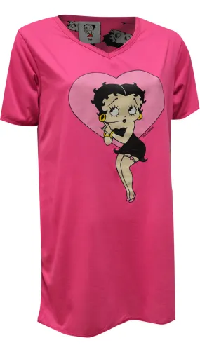 Betty Boop Love That Betty Fuchsia Nightshirt