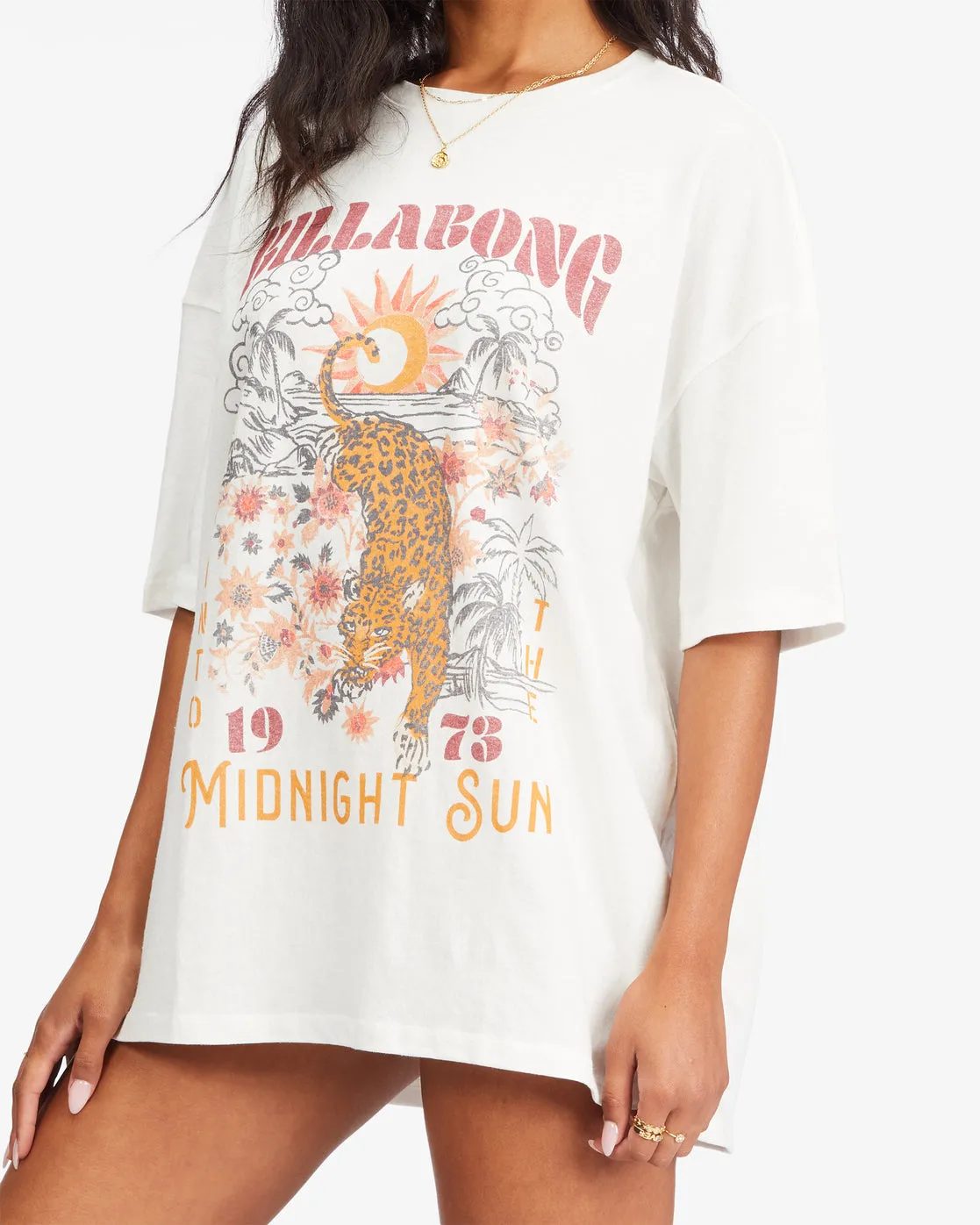 Billabong Midnight Sun Tee-Salt Crystal