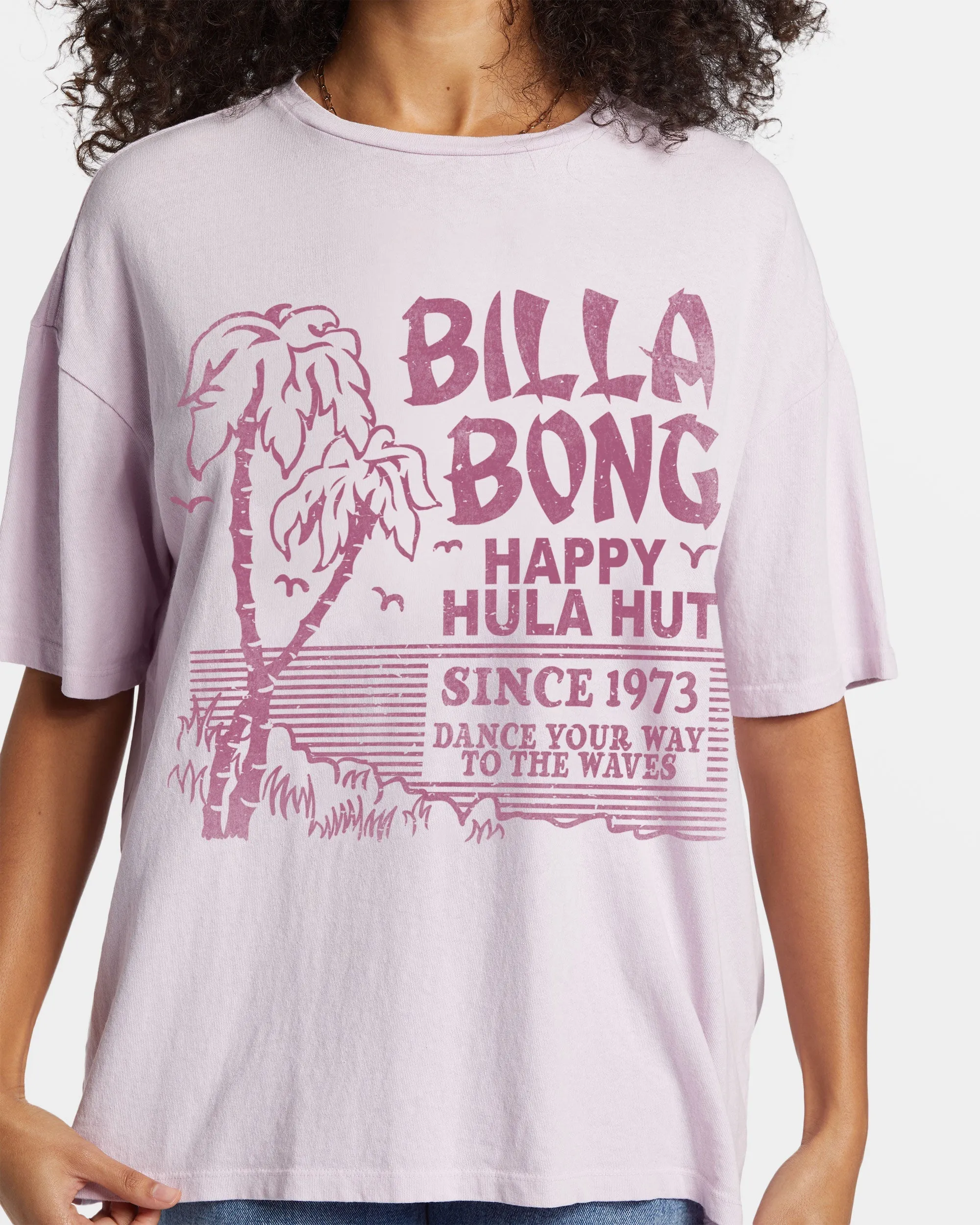 BILLABONG SLOW DOWN WOMENS TEE - PURPLE