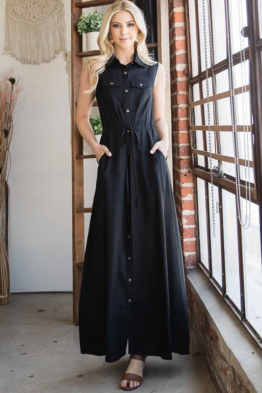 Button Down Maxi Dress *Online Only*