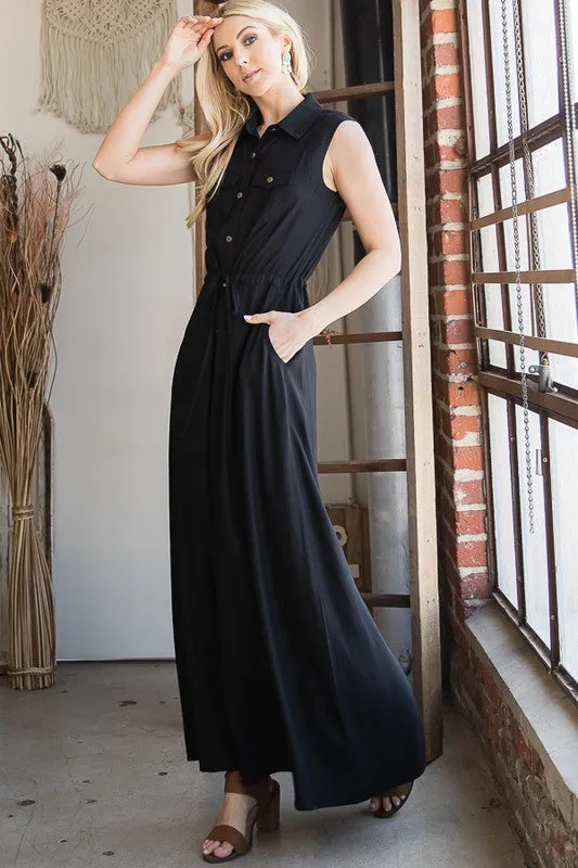 Button Down Maxi Dress *Online Only*