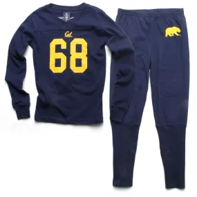 California Golden Bears Kids Football Pajamas