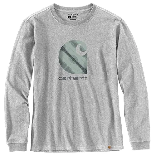 Carhartt 105660 Women's Loose Fit Heavyweight Long-Sleeve Graphic T-Shi