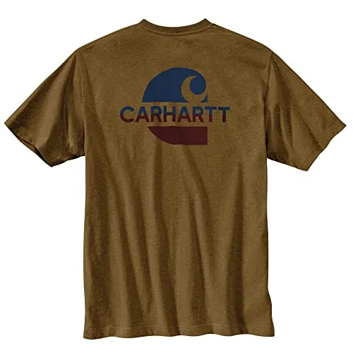 Carhartt 105710 Men's Loose Fit Heavyweight Short Sleeve C Graphic T-Shirt