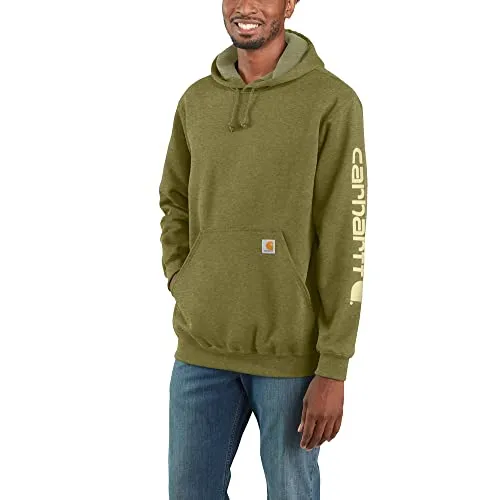 Carhartt K288 Men's Big & Tall Loose Fit Midweight Logo Sleeve Graphic Sweatshirt (Closeout)