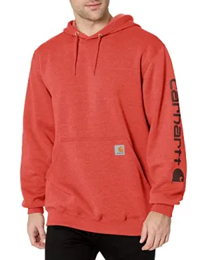 Carhartt K288 Men's Big & Tall Loose Fit Midweight Logo Sleeve Graphic Sweatshirt (Closeout)