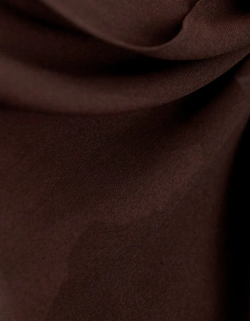 Chiffon Shawl - Shades of Dark Brown