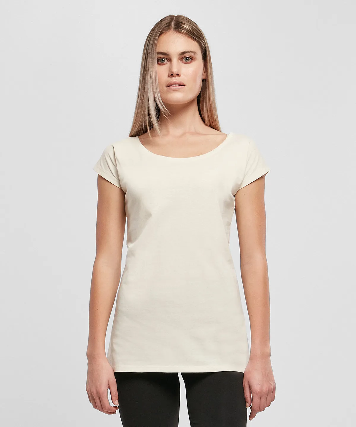 City Red - Women's wide neck tee