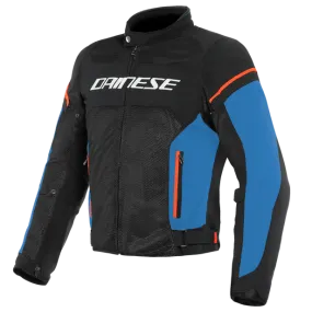 DAINESE AIR FRAME D1 BLACK/LIGHT BLUE/FLURO RED TEXTILE JACKET