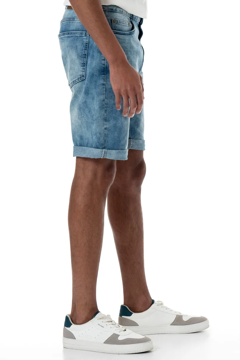 Denim Shorts _ 153937 _ Light Wash