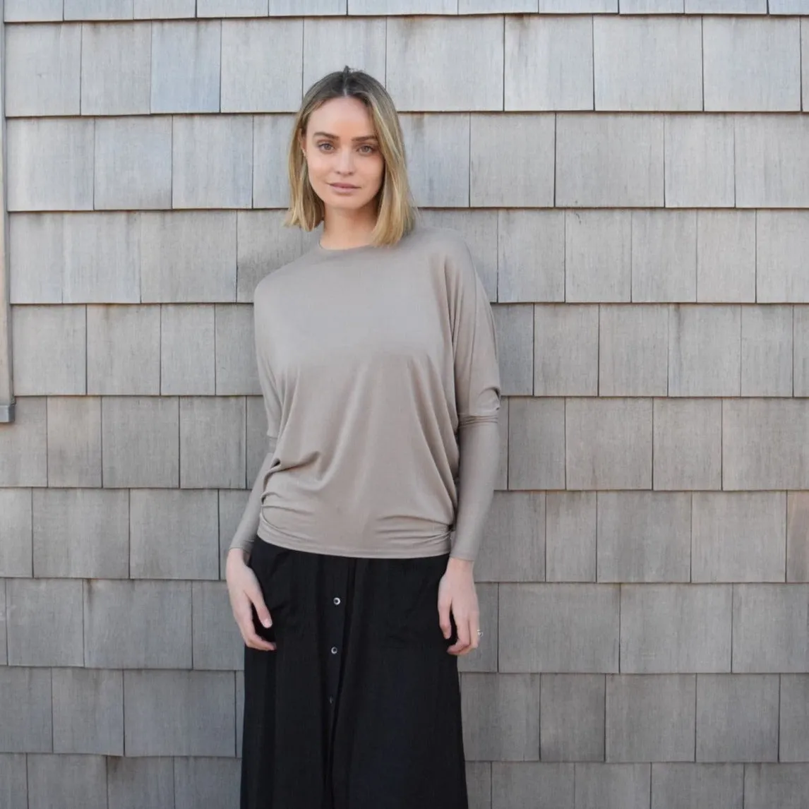 Dolman Tee | Taupe