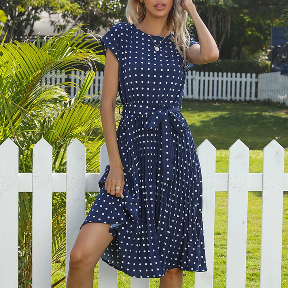 Elodie - Playful Polka Dot Summer Sundress for Women