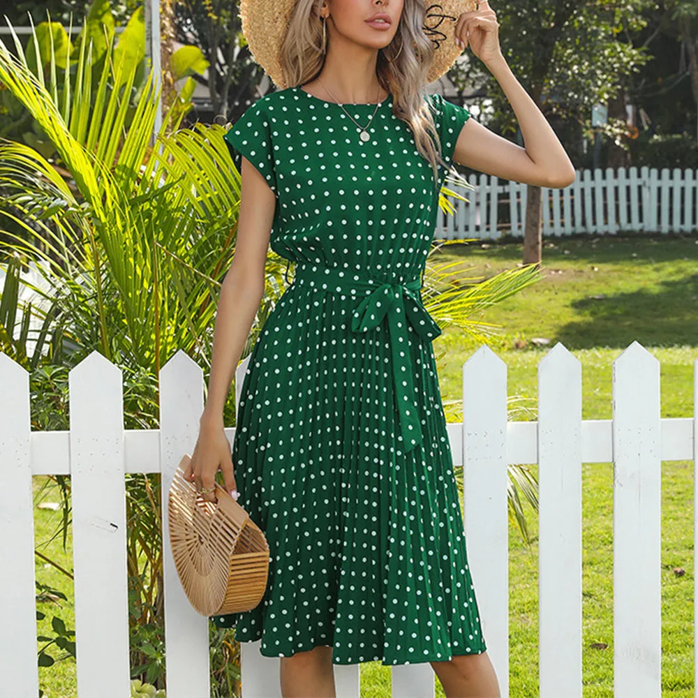 Elodie - Playful Polka Dot Summer Sundress for Women