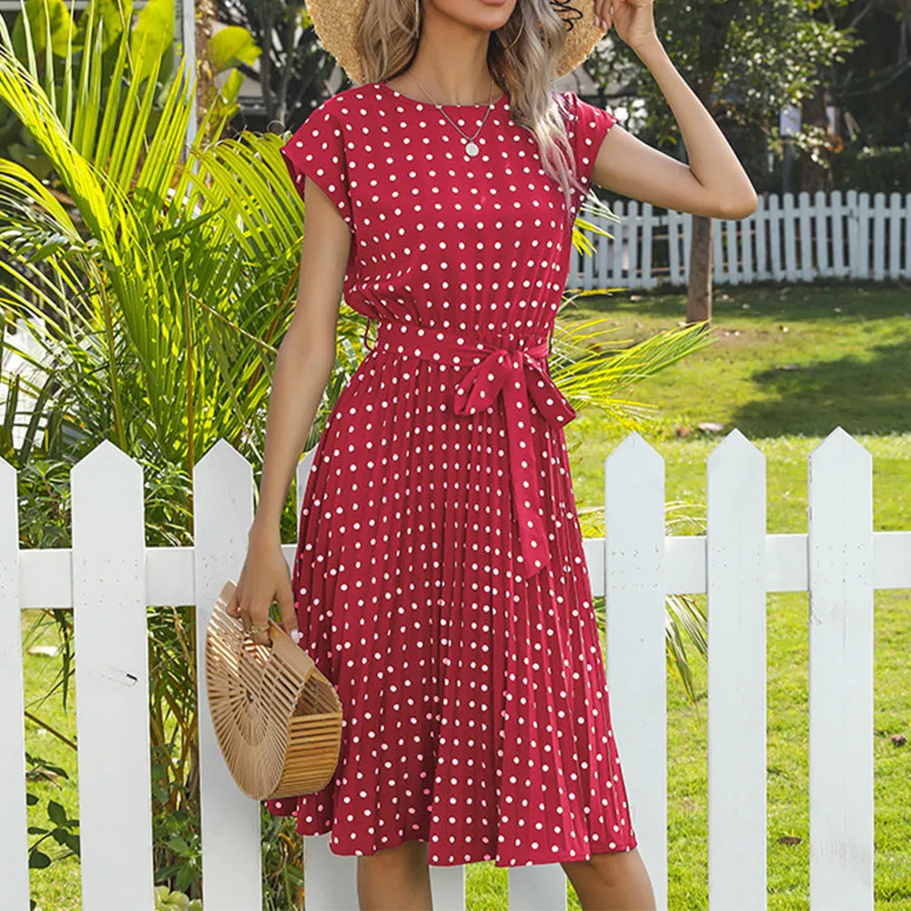 Elodie - Playful Polka Dot Summer Sundress for Women