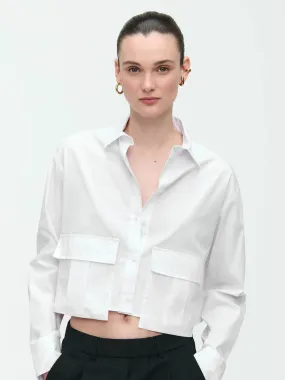 George Blouse in White