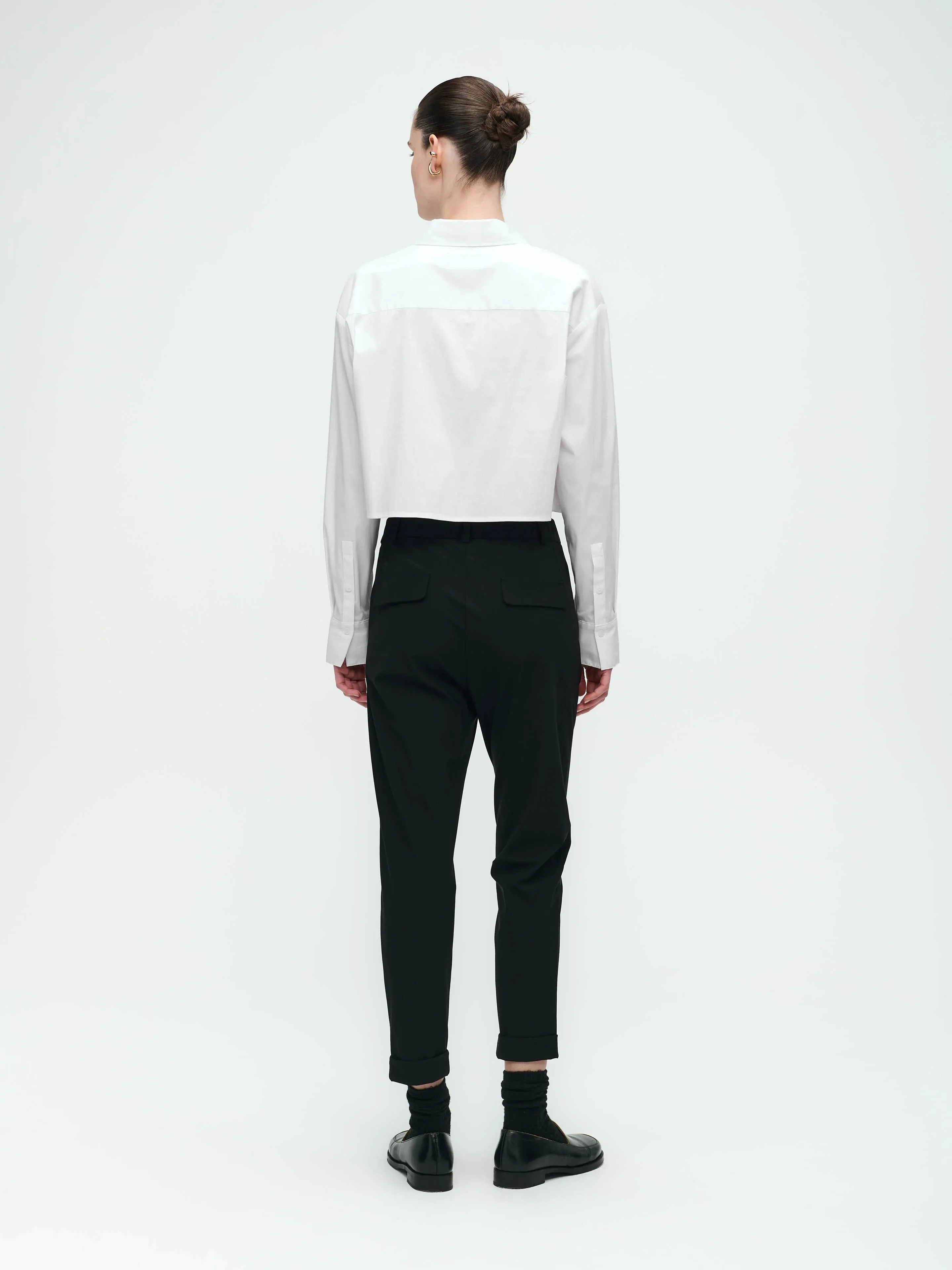 George Blouse in White