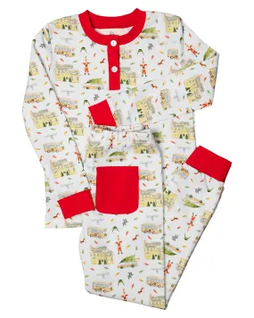 Holiday Vacation Knit Pajama Set- FINAL SALE