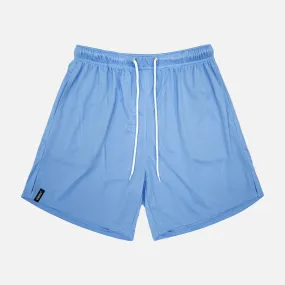 Light Ocean Blue Relaxed Shorts - 8"