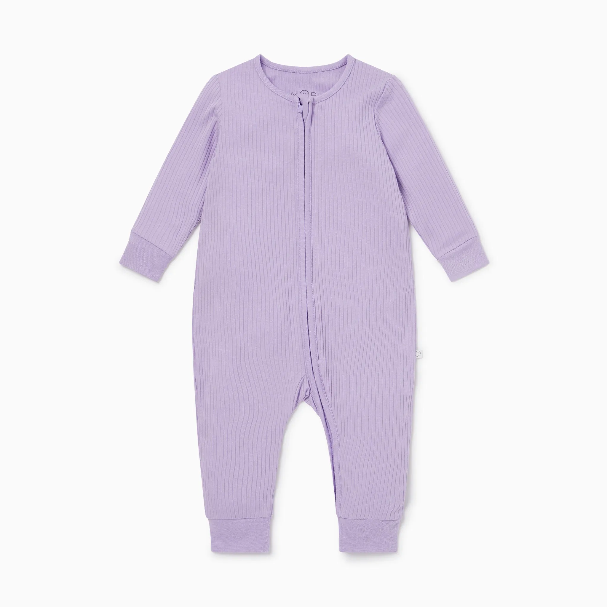 Lilac Ribbed Clever Zip Snug Fit Pajamas