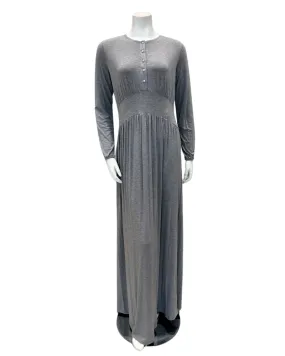 Lotte Grey Empire Waisted Modal Nightgown