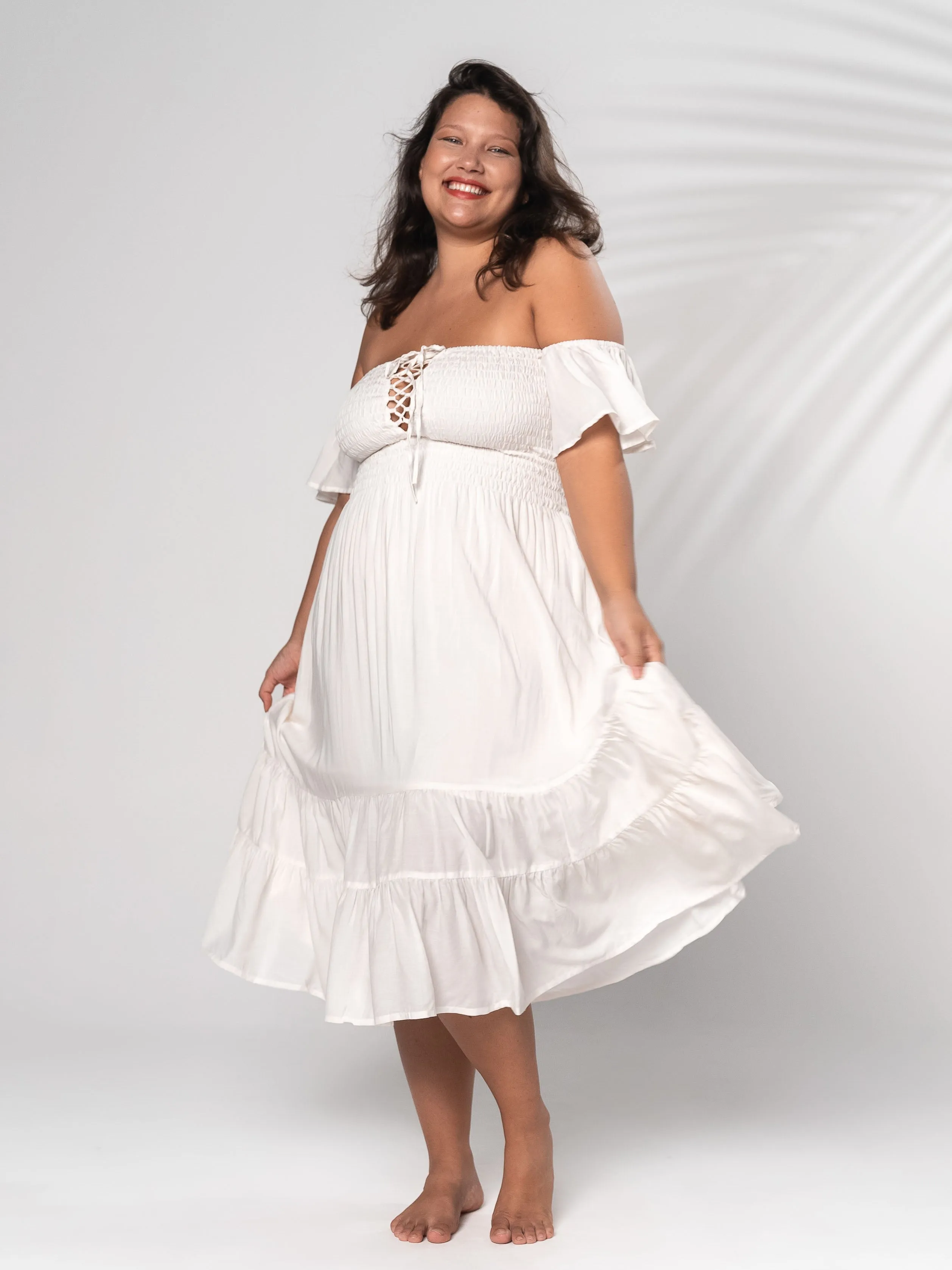 Luna Dress - Ivory