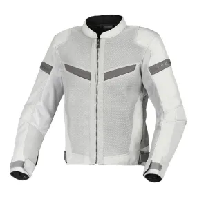 MACNA VELOTURA MOTORCYCLE JACKET LIGHT GREY