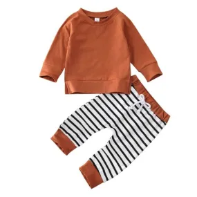 Noah Striped Pants Set