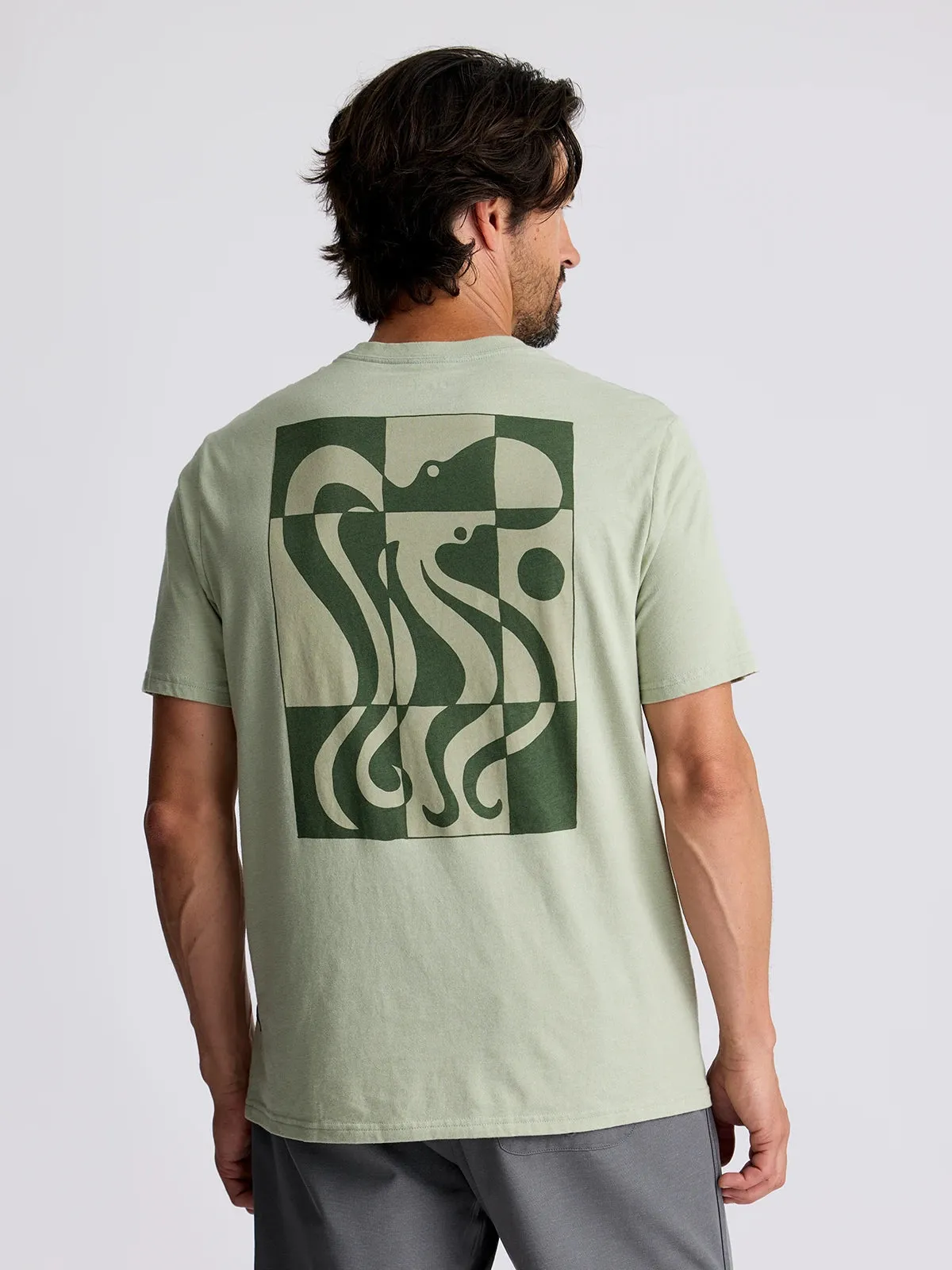 Octo Tee - Heather Desert Sage