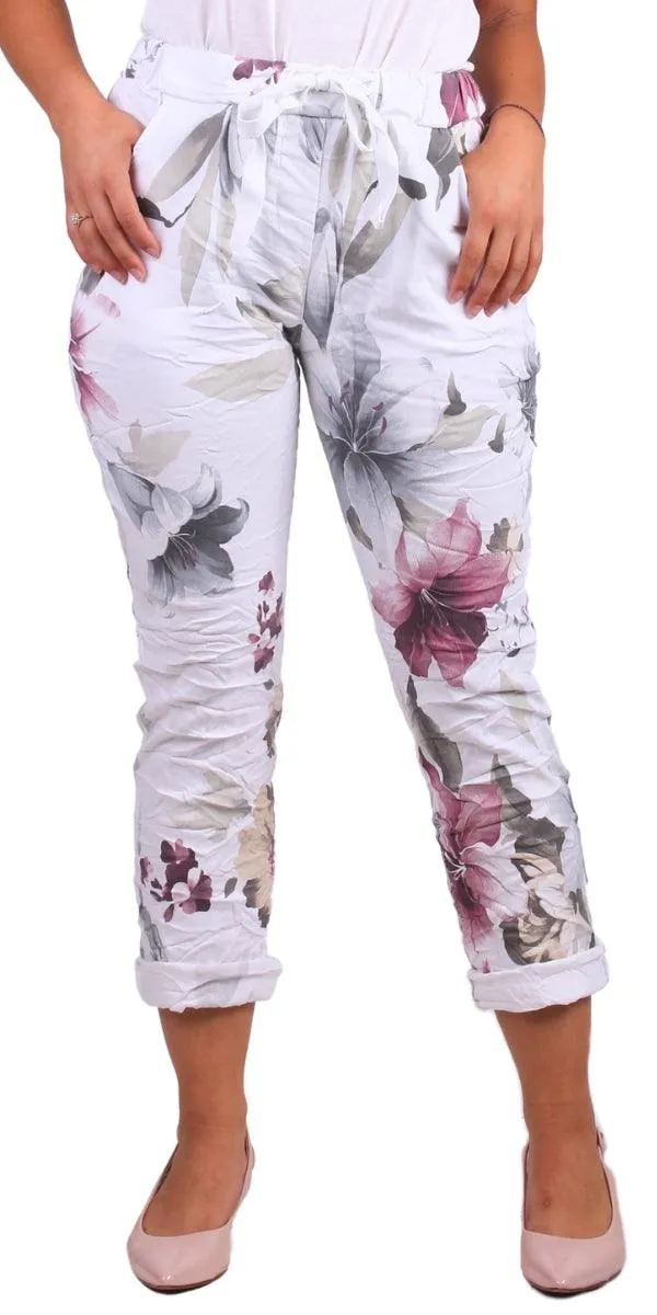 Orchidea Tie-Waist Pants