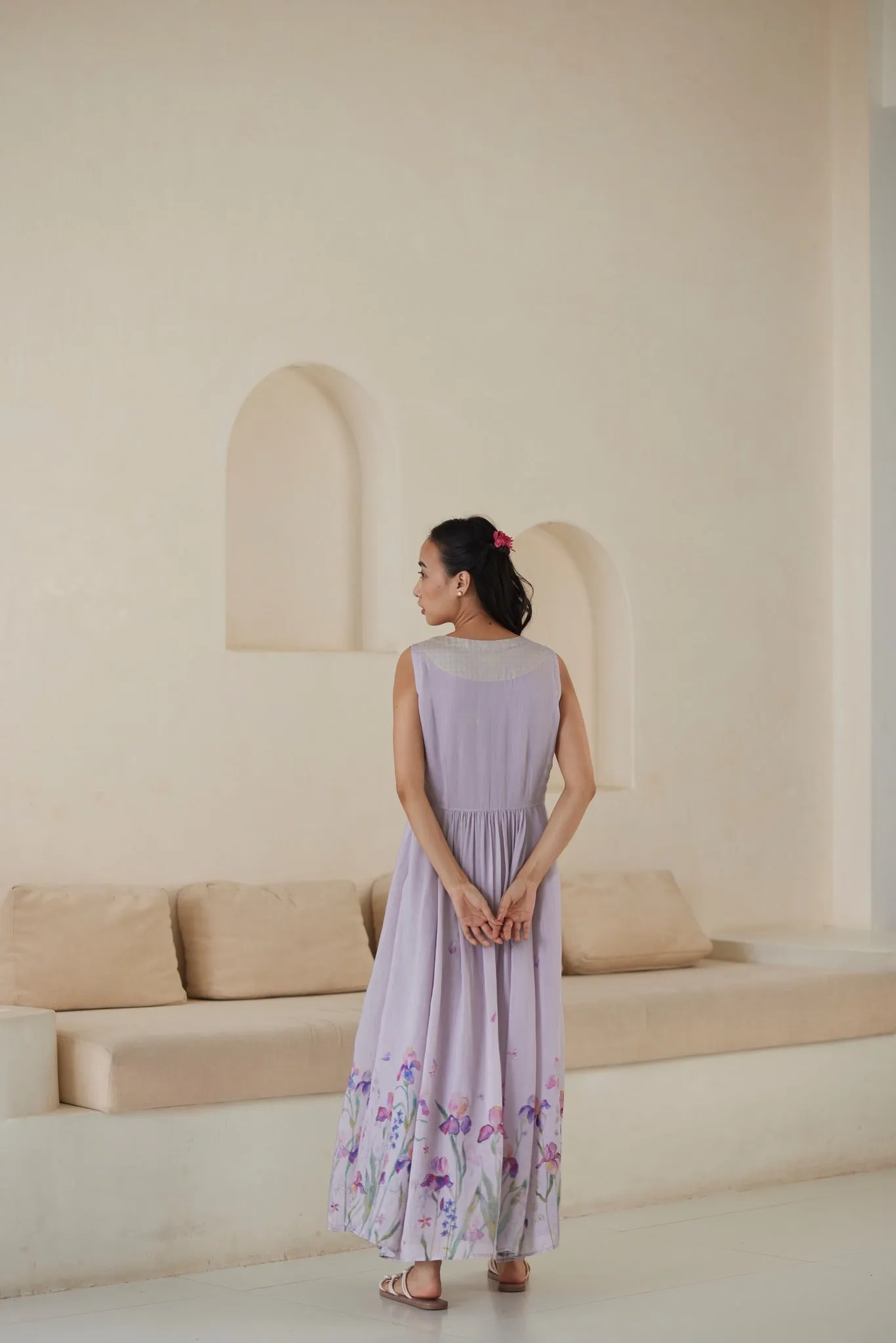 Playful Surprises Mauve Dress