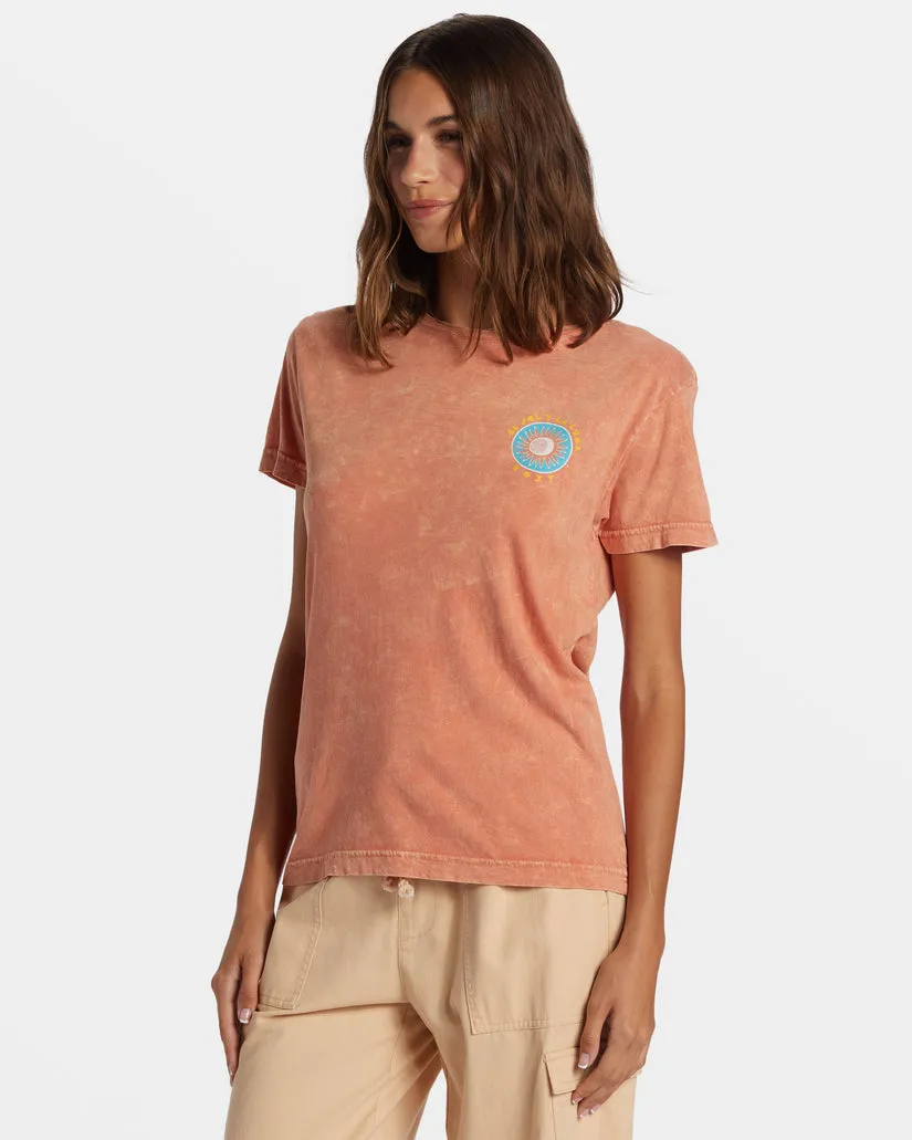 Roxy El Sol Y La Luna Tee-Apricot Brandy