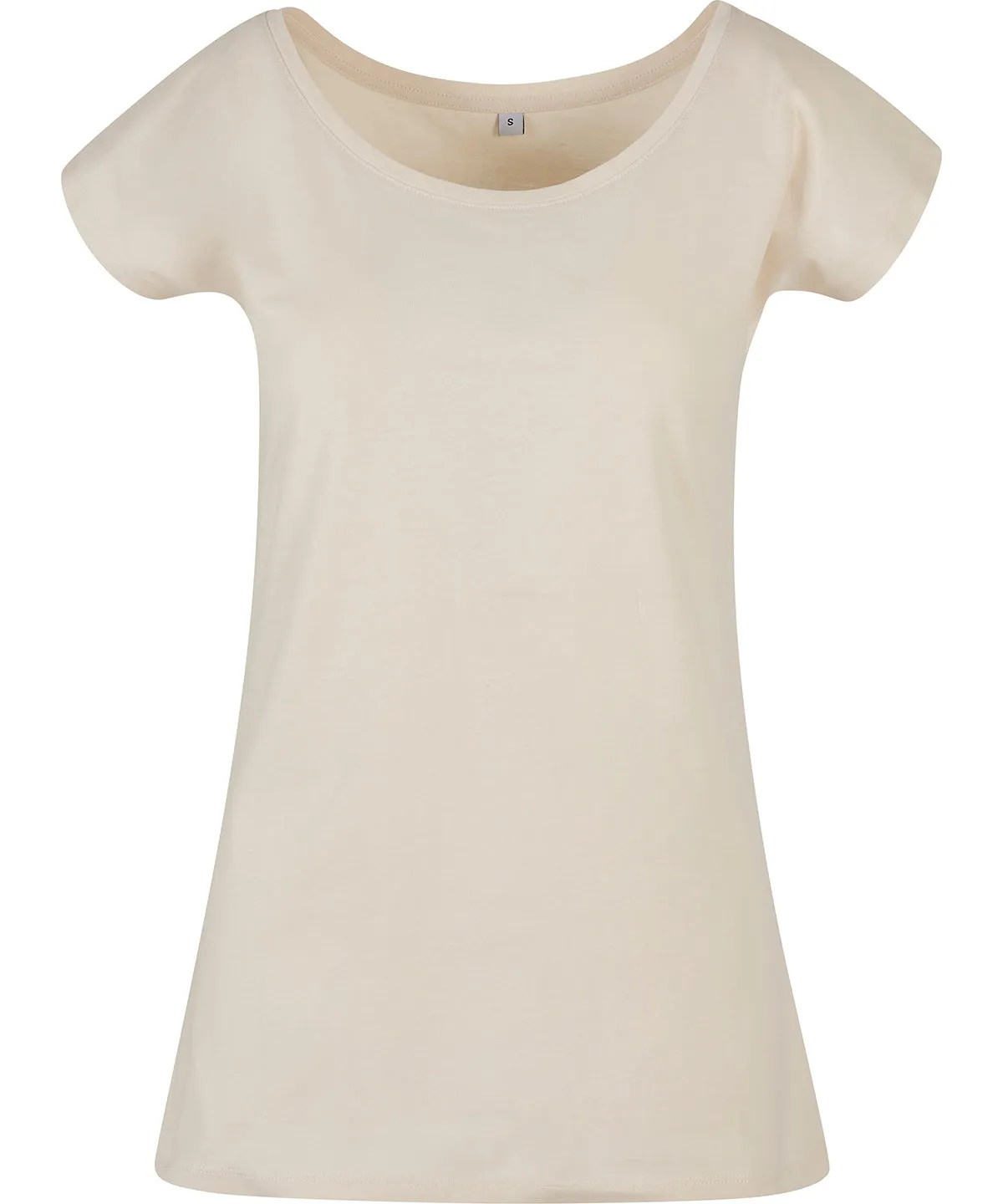 Sand - Women's wide neck tee