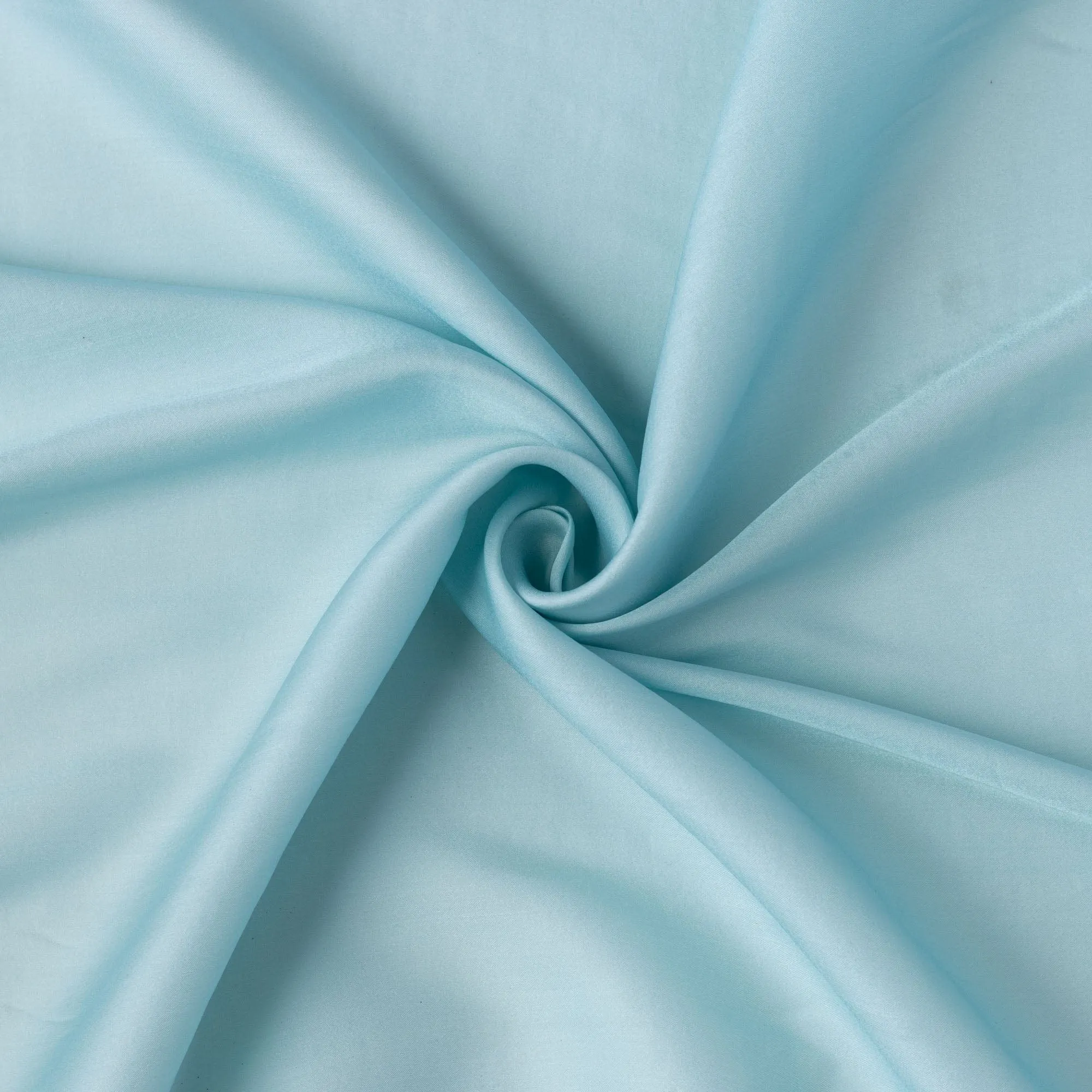 Sky Blue Plain Premium Tussar Silk Fabric