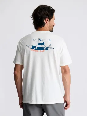 Twin Fin Tee - Bone